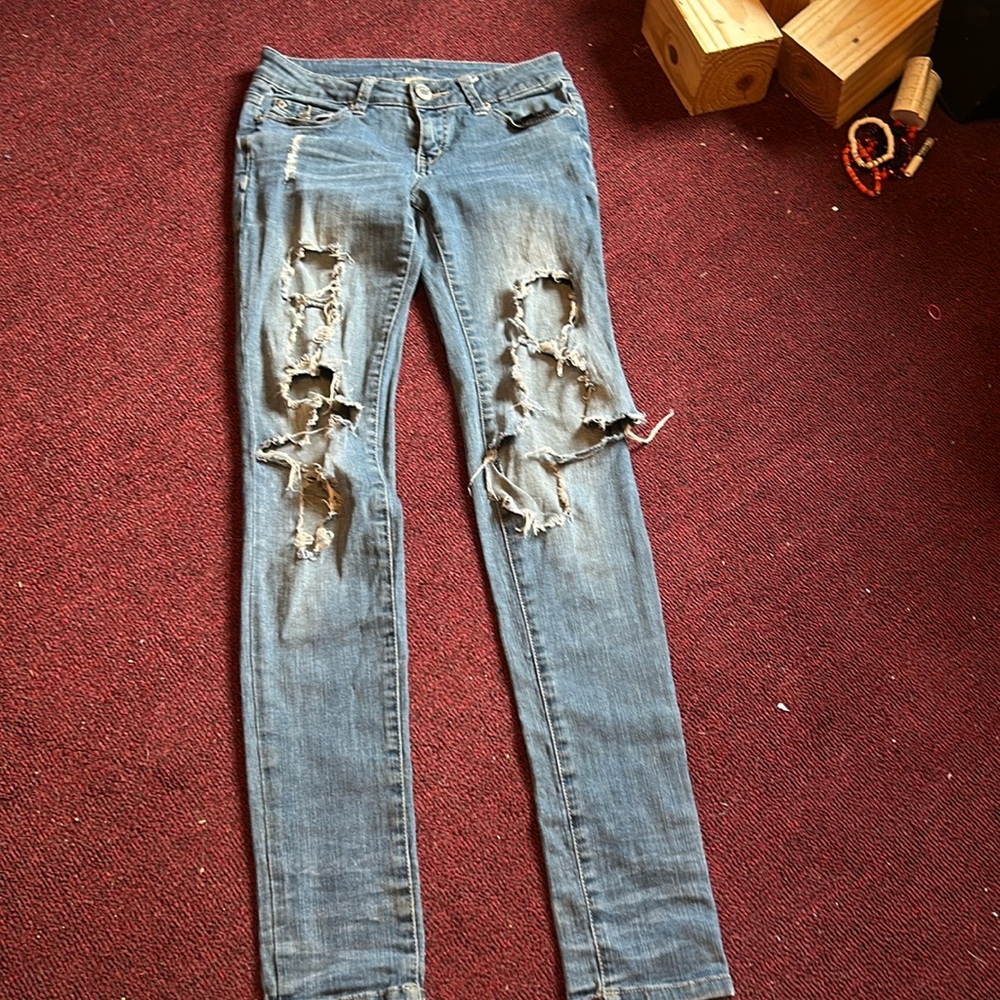 Women’s blue jeans